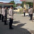 Kapolres Probolinggo Tegaskan Disiplin, Integritas dan Pelayanan Humanis, Dalam Apel Pagi Polsek Gending.